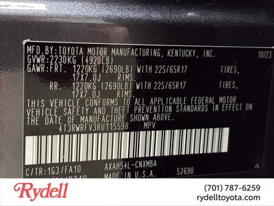 2024 Toyota RAV4 Hybrid XLE