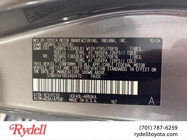 2005 Toyota Tundra SR5