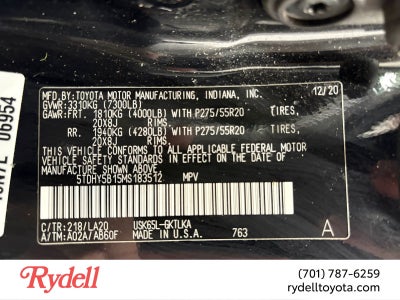 2021 Toyota Sequoia Nightshade