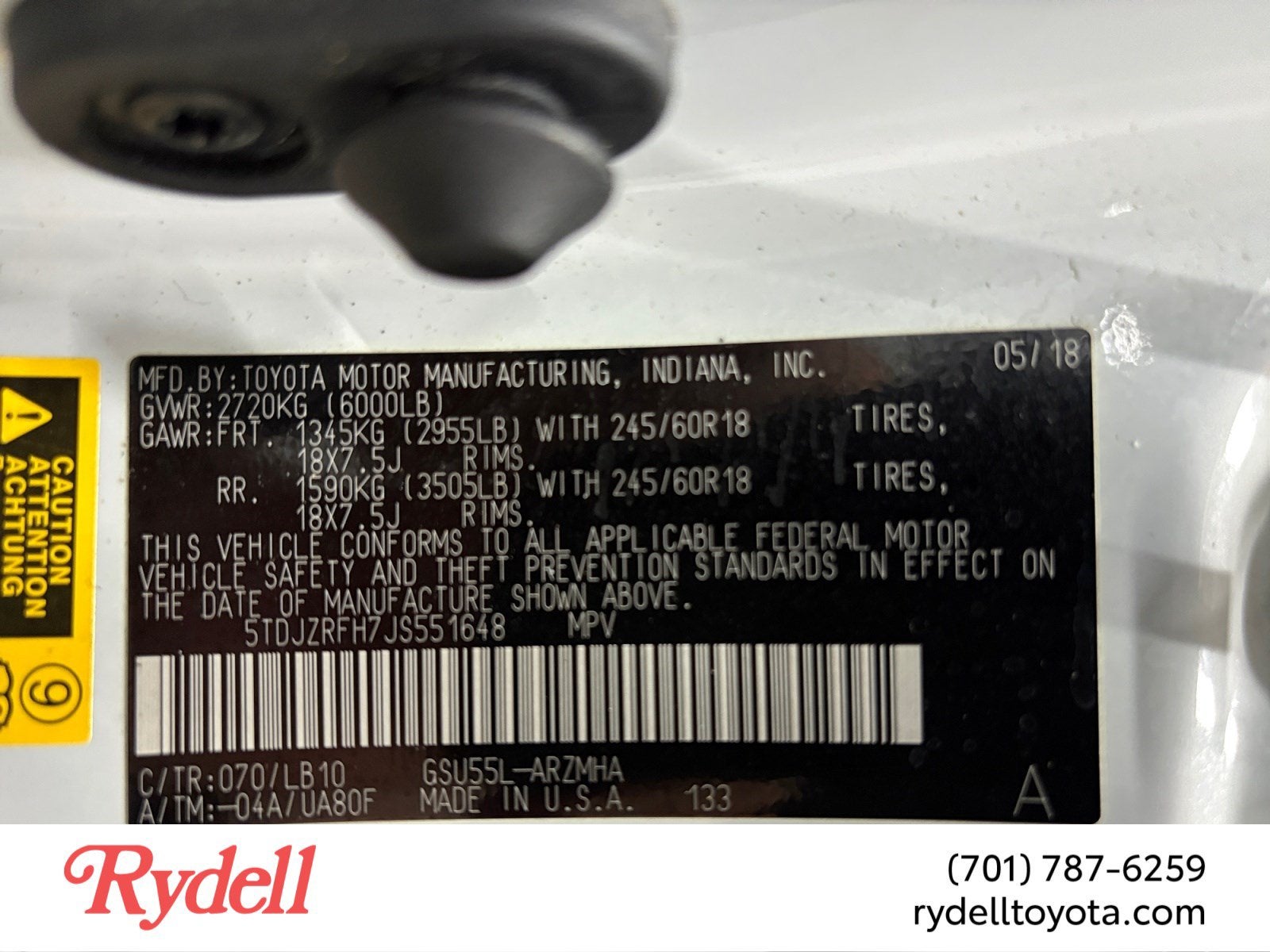 2018 Toyota Highlander XLE