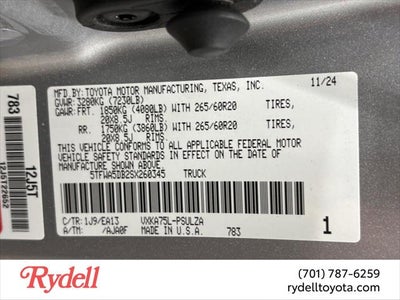 2025 Toyota Tundra 4WD Limited