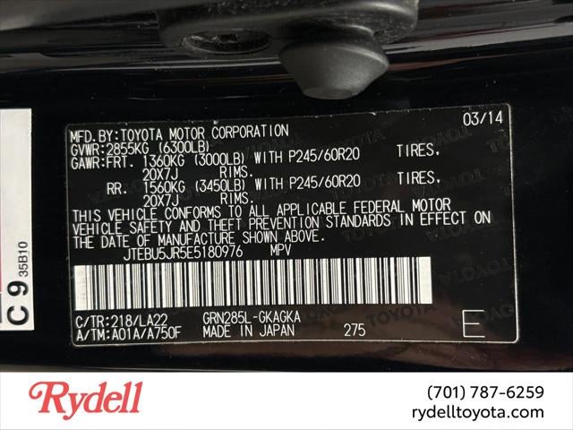 2014 Toyota 4Runner Limited