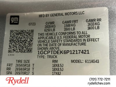 2023 Chevrolet Colorado Z71