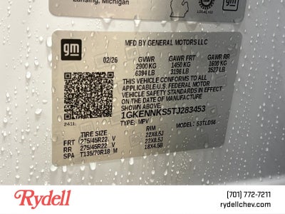 2026 GMC Acadia Elevation