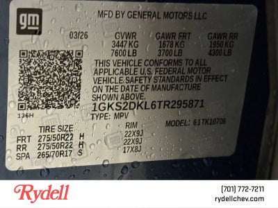 2026 GMC Yukon Denali