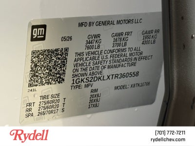 2026 GMC Yukon Denali