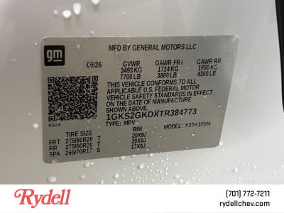 2026 GMC Yukon XL Elevation