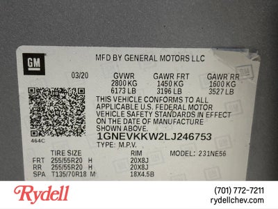 2020 Chevrolet Traverse Premier