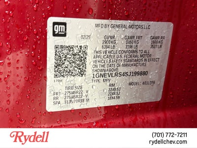 2025 Chevrolet Traverse RS