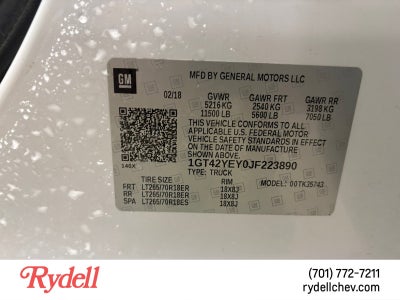 2018 GMC Sierra 3500 HD Denali