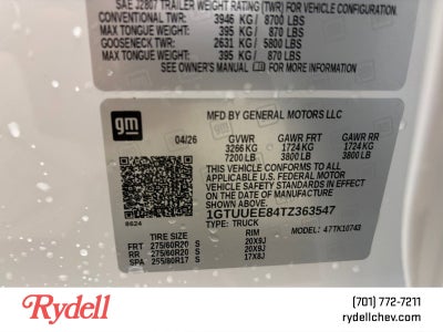 2026 GMC Sierra 1500 AT4