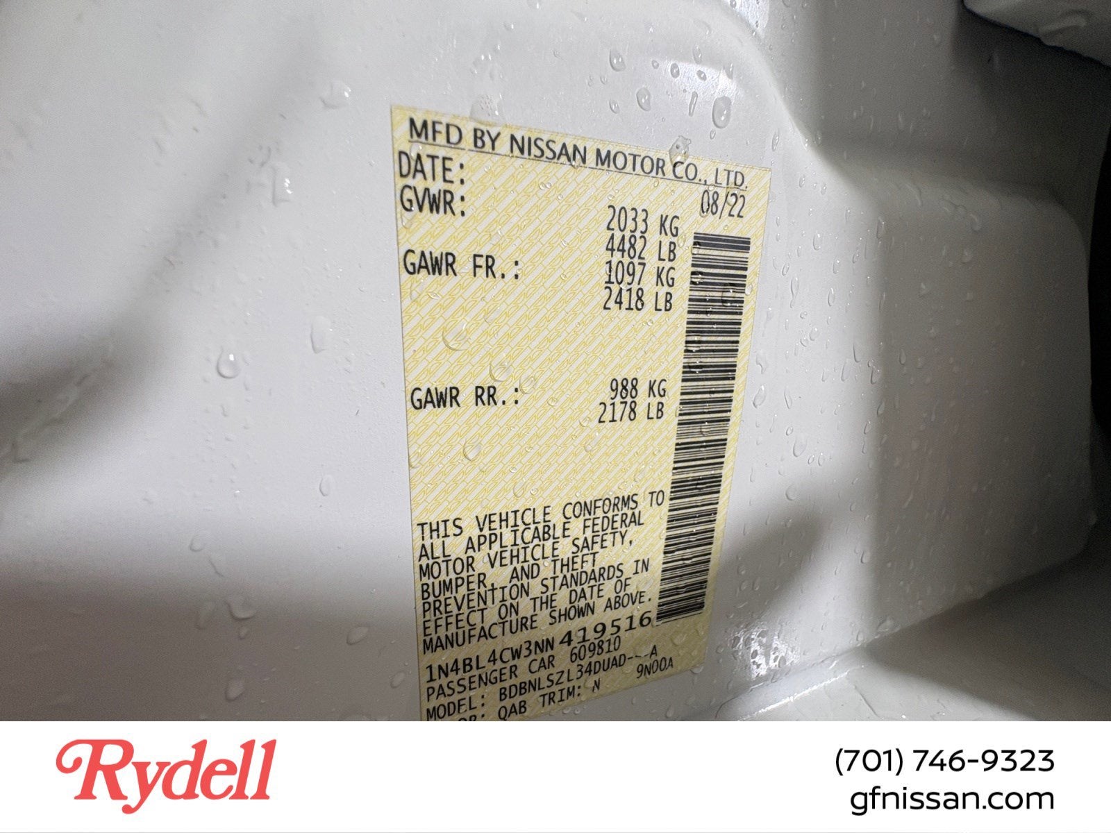 2022 Nissan Altima 2.5 SR