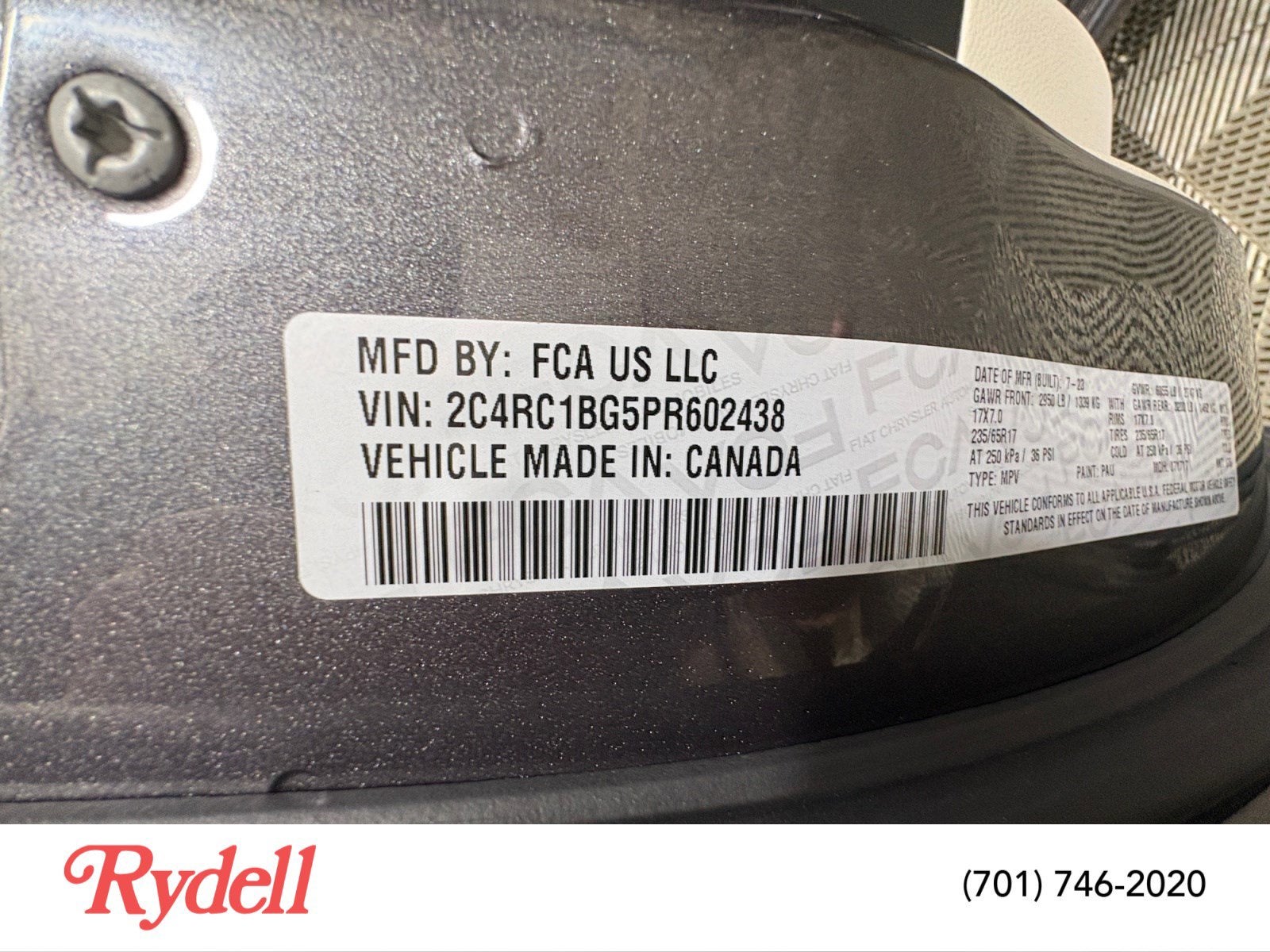 2023 Chrysler Pacifica Touring L