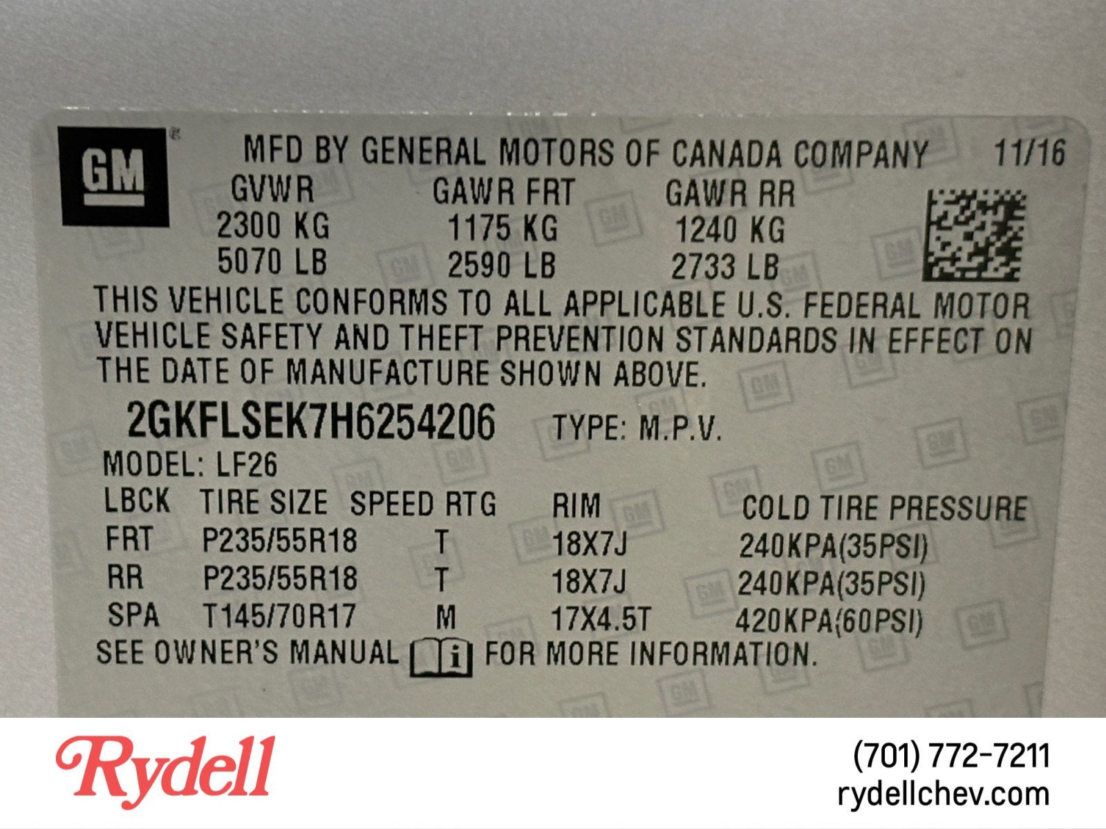 2017 GMC Terrain SLE