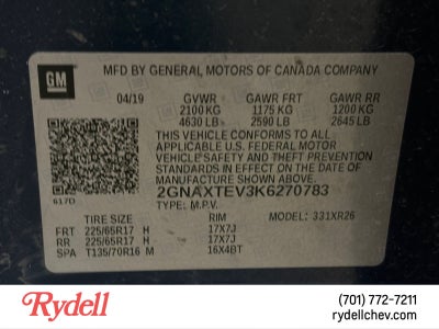 2019 Chevrolet Equinox LT