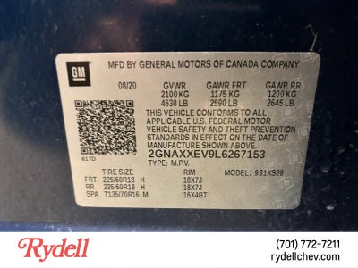 2020 Chevrolet Equinox Premier