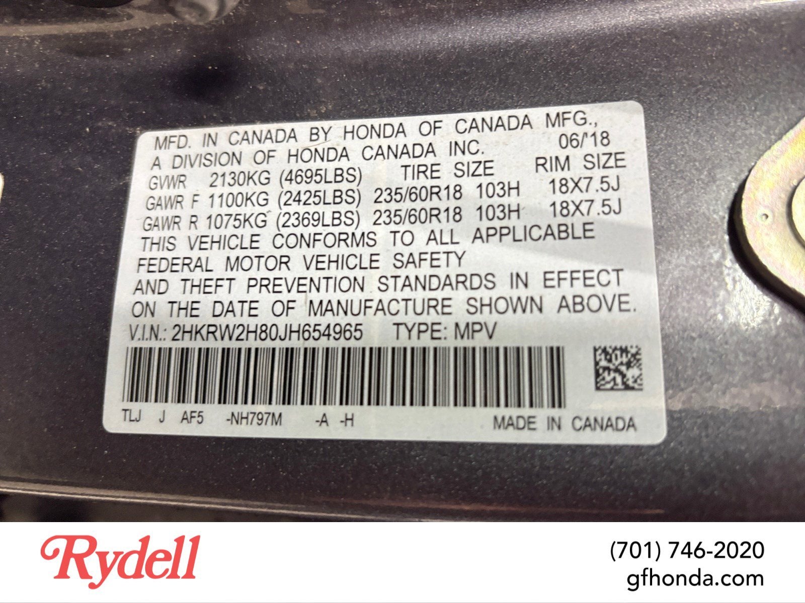 2018 Honda CR-V EX-L