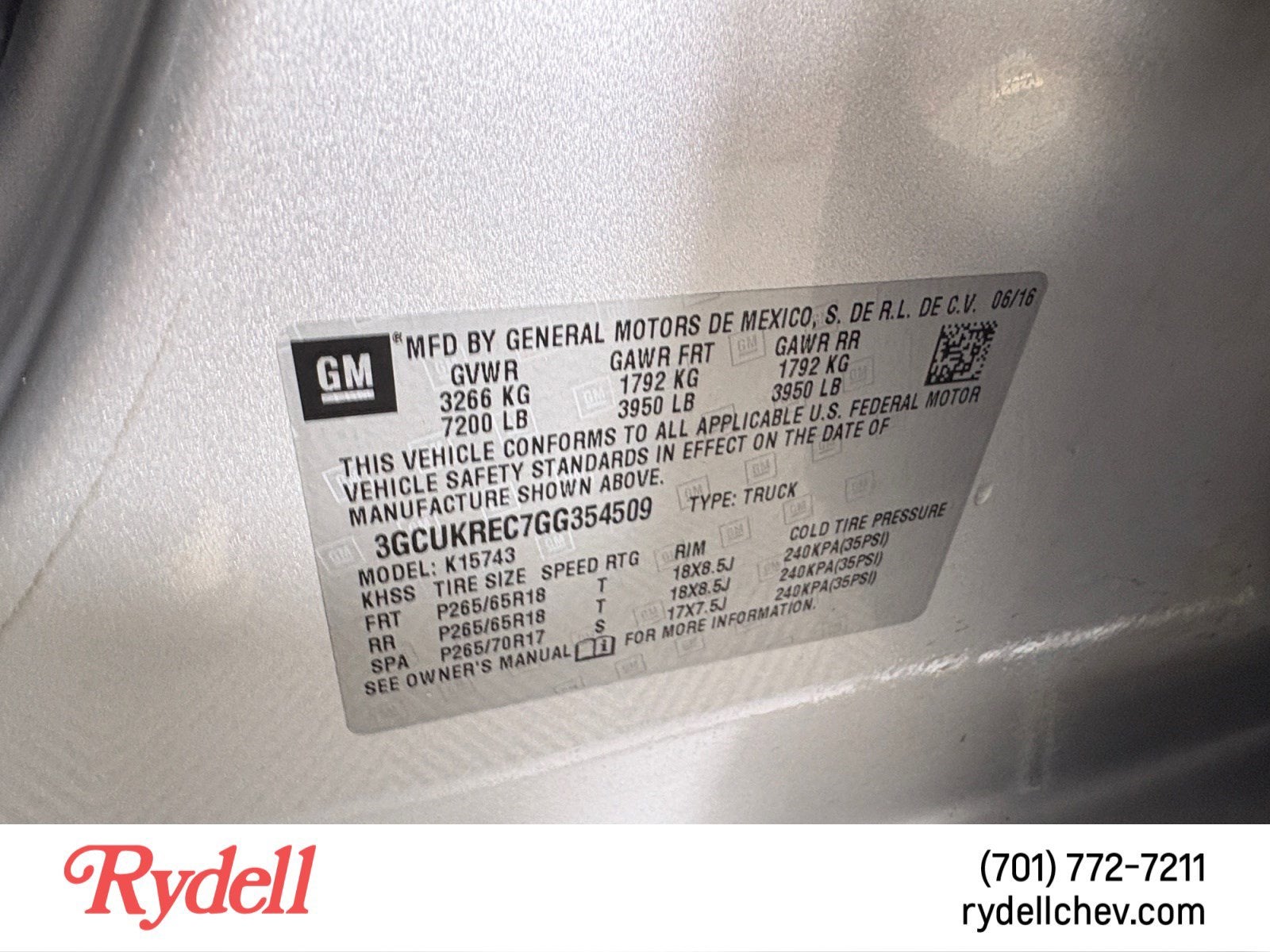 2016 Chevrolet Silverado 1500 LT