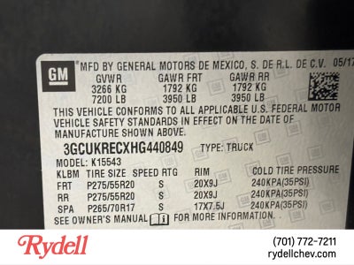 2017 Chevrolet Silverado 1500 LT