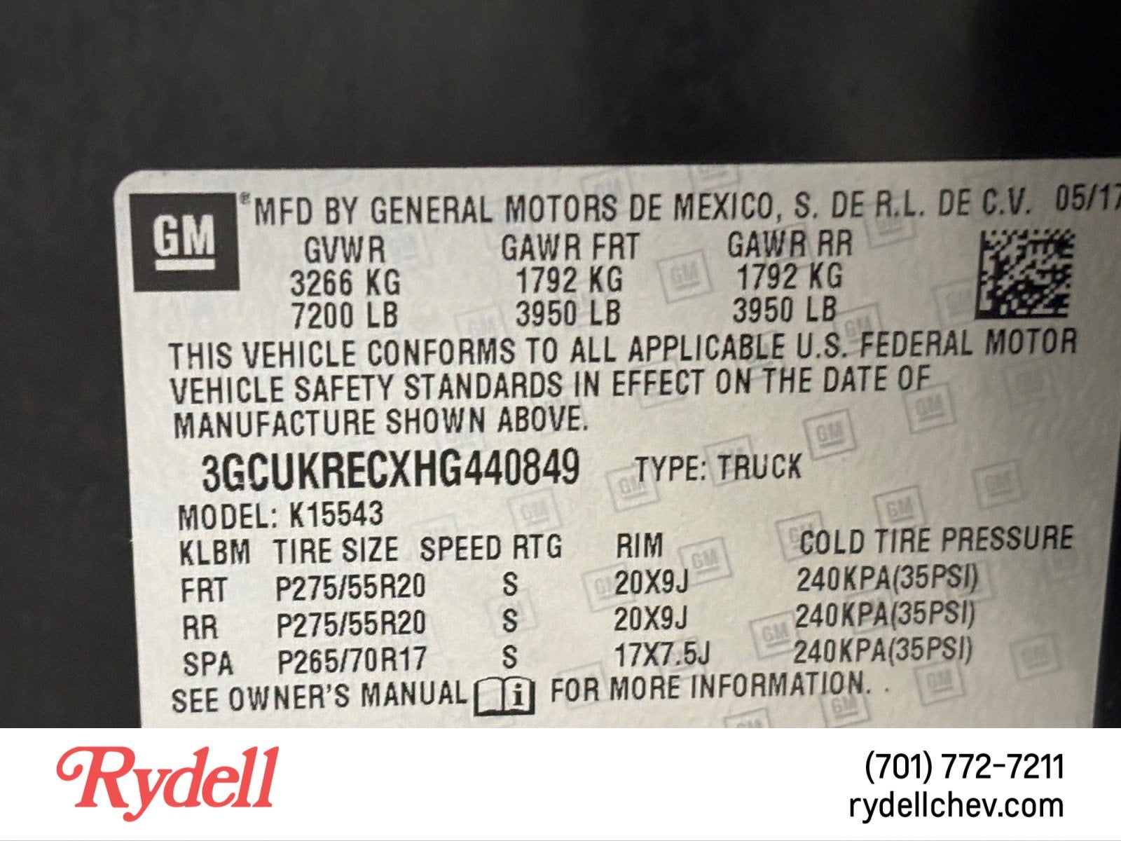 2017 Chevrolet Silverado 1500 LT