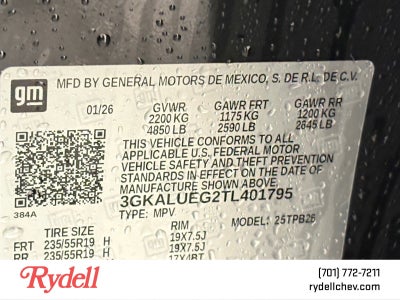 2026 GMC Terrain Elevation