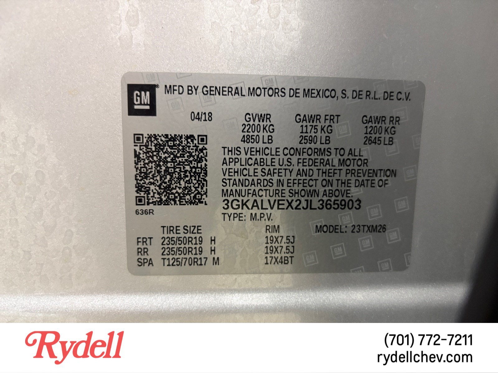 2018 GMC Terrain SLT
