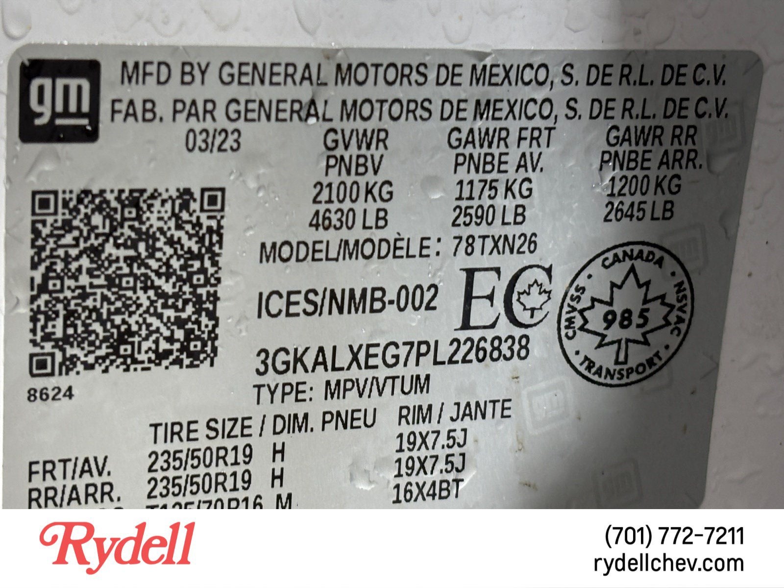 2023 GMC Terrain Denali
