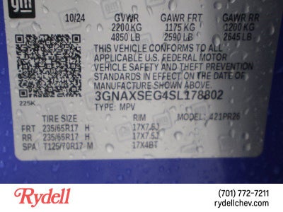 2025 Chevrolet Equinox ACTIV