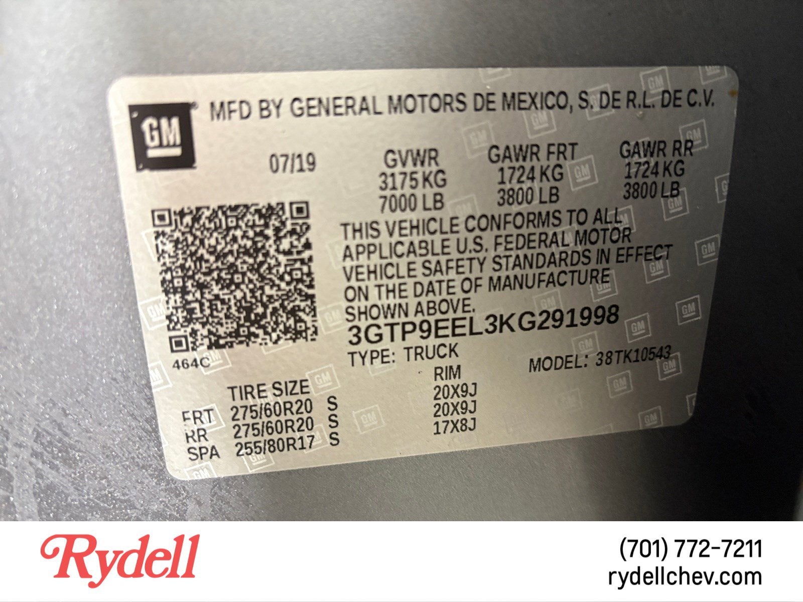 2019 GMC Sierra 1500 AT4