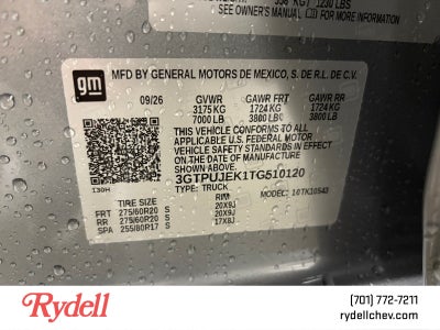 2026 GMC Sierra 1500 Elevation