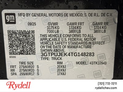 2026 GMC Sierra 1500 Elevation