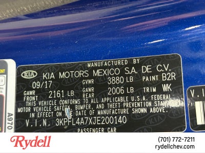 2018 Kia Forte S