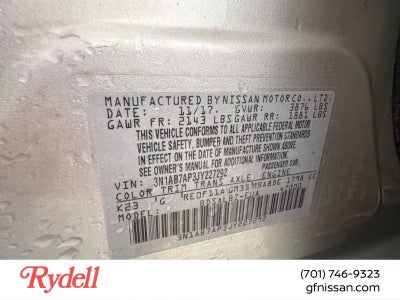 2018 Nissan Sentra S