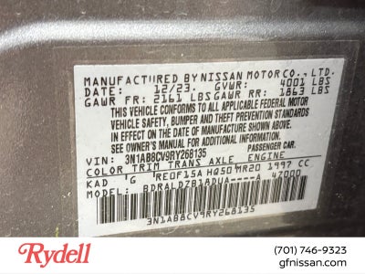 2024 Nissan Sentra SV