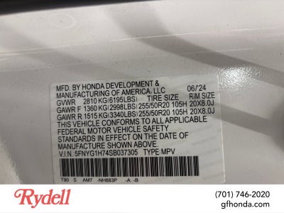 2025 Honda Pilot Touring