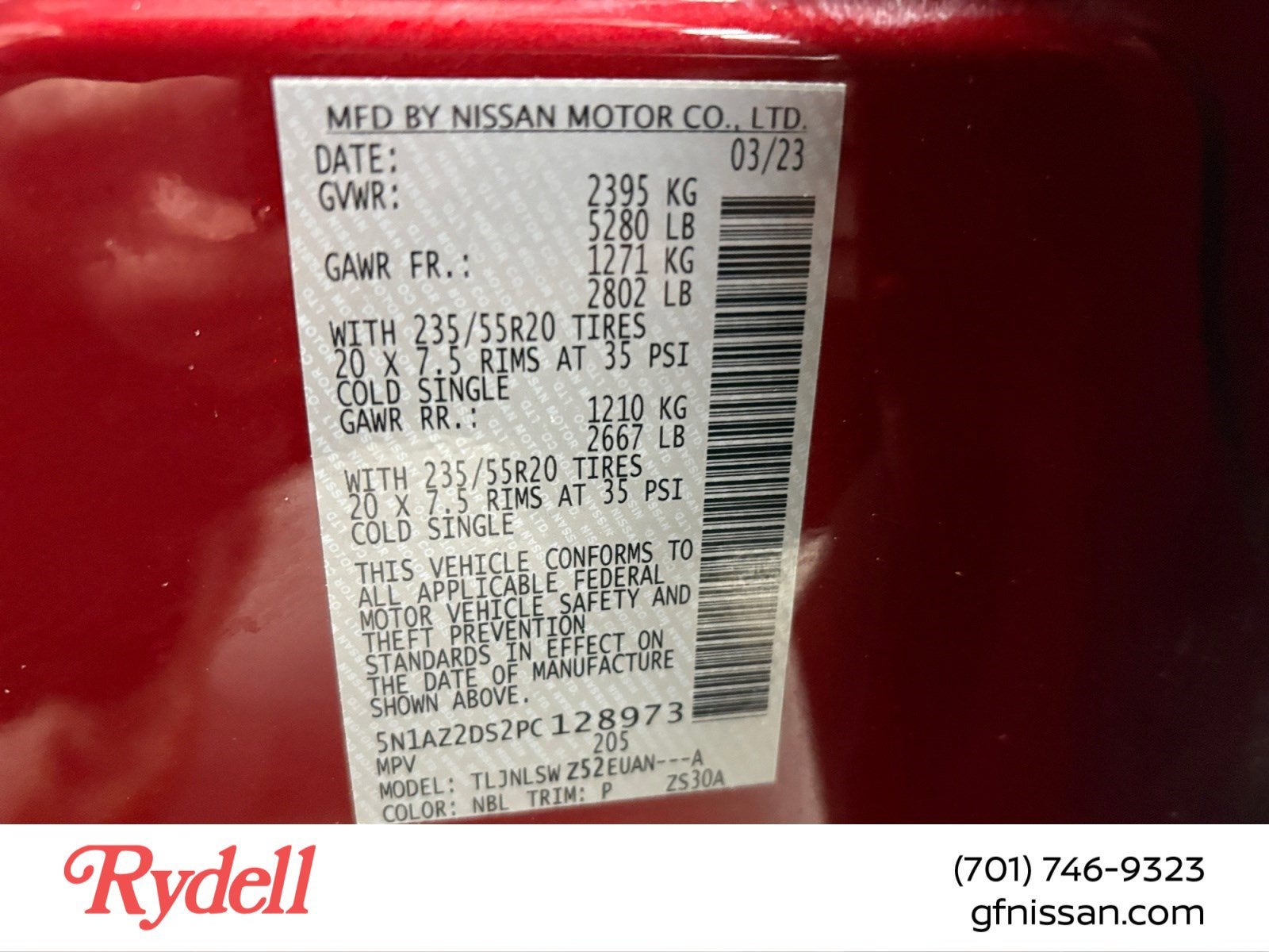 2023 Nissan Murano Platinum Intelligent AWD