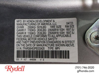 2023 Honda CR-V Hybrid Sport