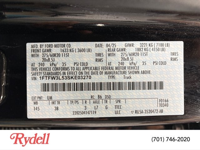 2025 Ford F-150 XLT