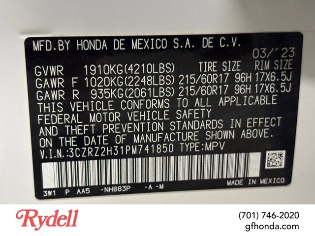 2023 Honda HR-V LX